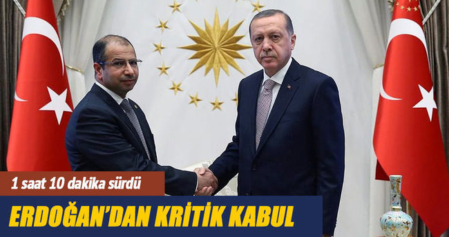 Cumhurbaşkanı Erdoğan Cuburi'yi kabul etti