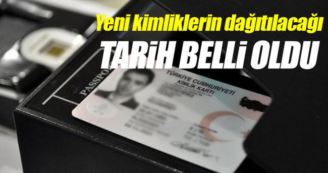 Elektronik kimliklere geçilecek tarih belli oldu