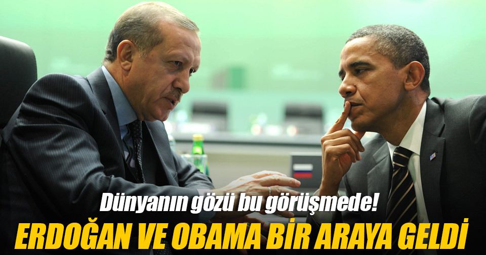 Cumhurbaşkanı Erdoğan - Obama görüşmesi sona erdi