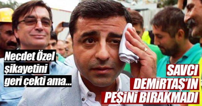 Selahattin Demirtaş'a soğuk duş