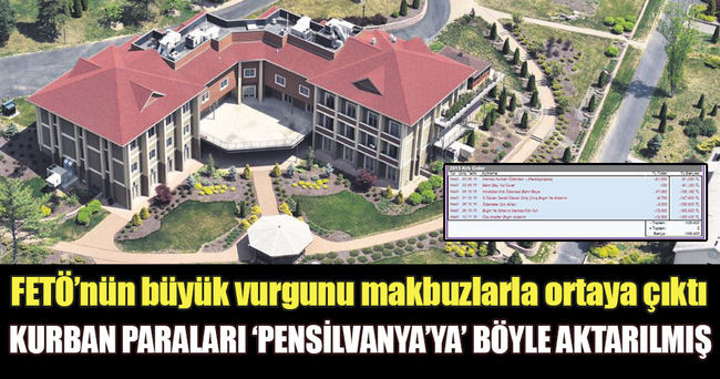 FETÖ'nün büyük vurgunu makbuzla ortaya çıktı