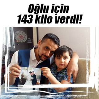 Oğlu için 143 kilo verdi Nadir Akbulut