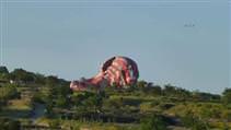 Kaza yapan balon b�yle d��t�!