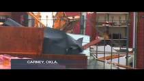ABD�deki hortum ve yol a�t��� y�k�m kameralara yans�d�
