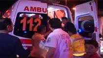 Ambulansla otomobil �arp��t�: 5 yaral�