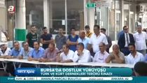 Türk ve Kürt dernekleri birlikte yürüdü
